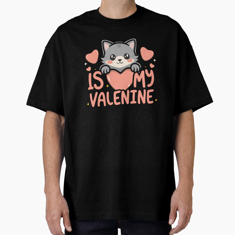 my cat is my valentine day by YIM11 T-Shirts, Hoodie, Sweatshirt | BlankRebels.com (Image 1)