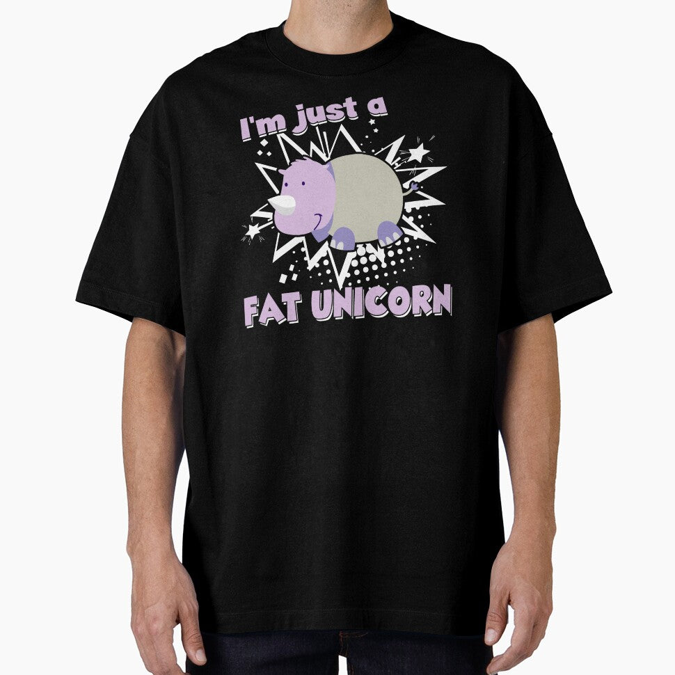 I'm Just A Fat Unicorn by UnknownArtistt T-Shirts, Hoodie, Sweatshirt | BlankRebels.com (Image 1)
