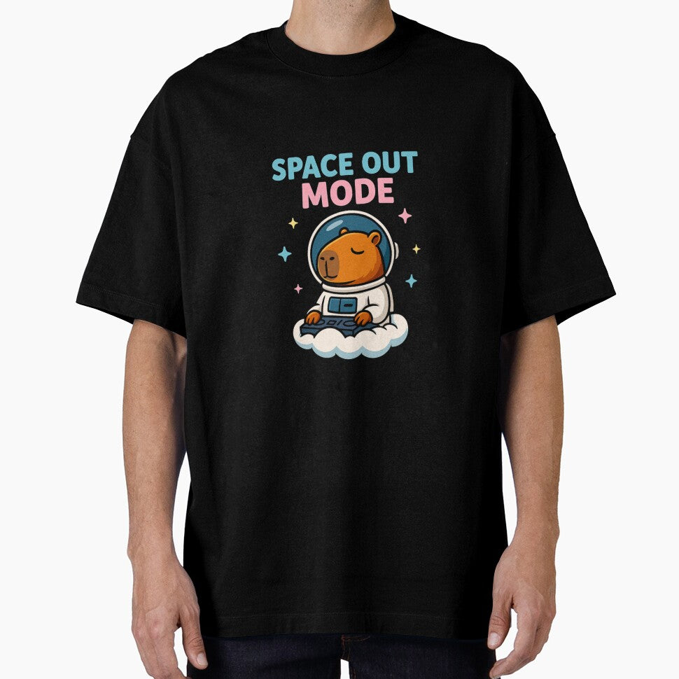 Space Out Mode – Cute Astronaut Capybara by MOAVE-Design T-Shirts, Hoodie, Sweatshirt | BlankRebels.com (Image 1)