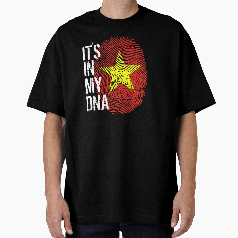 Vietnam Flag Fingerprint - It's in my DNA Vietnamese by PartyShirts1
