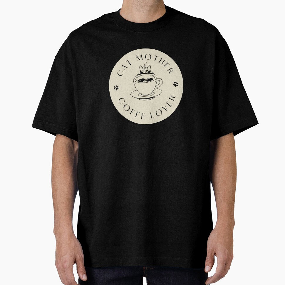 Cat Mother Coffe Lover by Simona Balan T-Shirts, Hoodie, Sweatshirt | BlankRebels.com (Image 1)