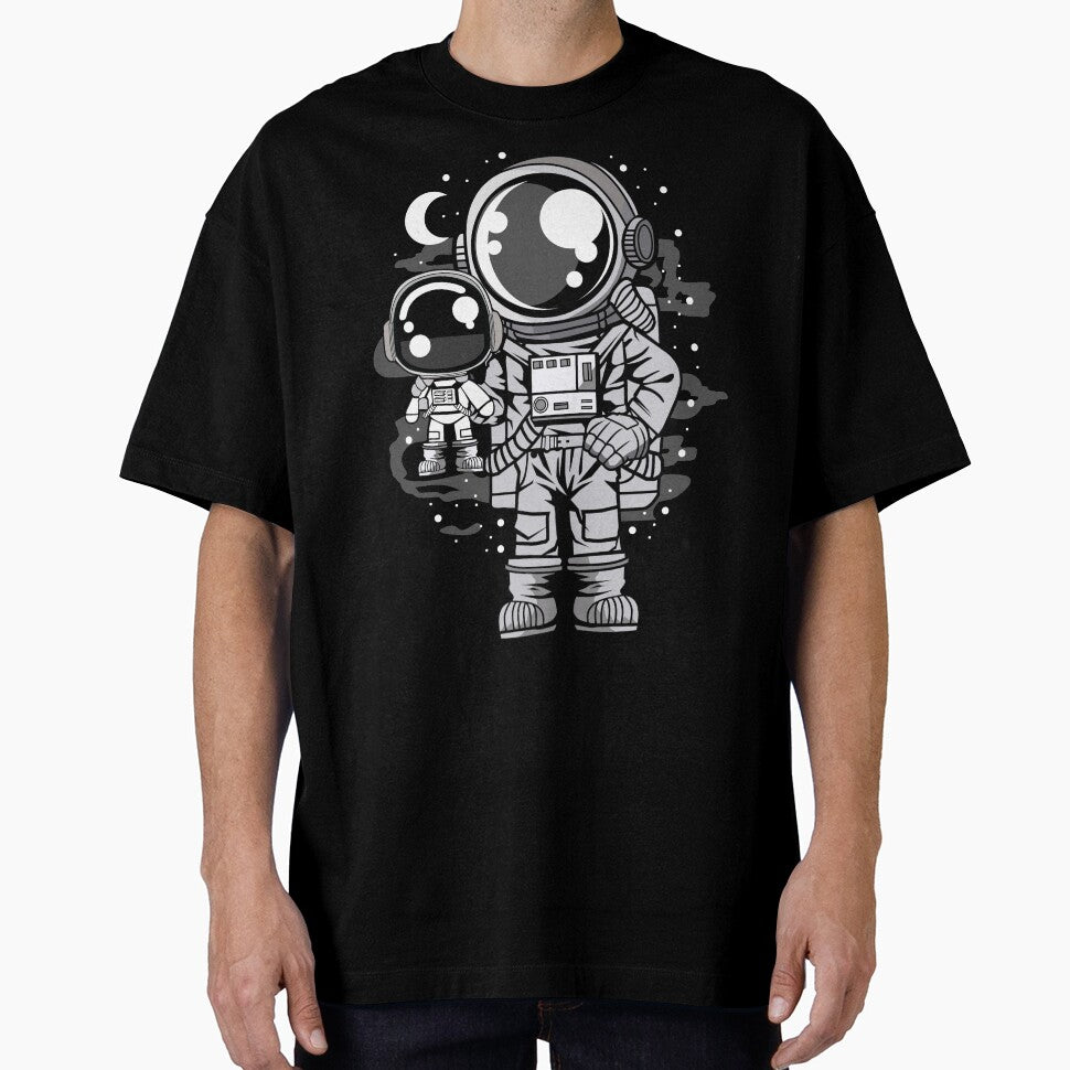 Astronaut And His Doll - Funny Outer Space Lovers by Desteroids T-Shirts, Hoodie, Sweatshirt | BlankRebels.com (Image 1)