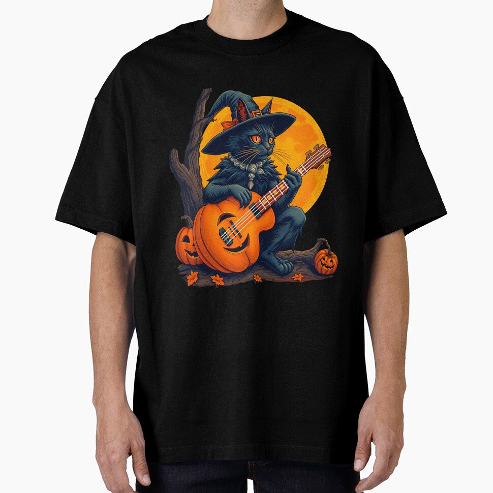 Pumpkin Blues black cat by Kamoufleur T-Shirts, Hoodie, Sweatshirt | BlankRebels.com (Image 1)