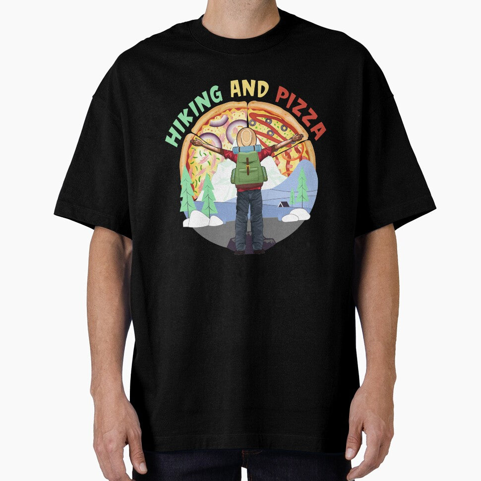 Hiking And Pizza Best Gift For Hiking Camping Pizza Lovers by CoutuJack T-Shirts, Hoodie, Sweatshirt (Image 1)