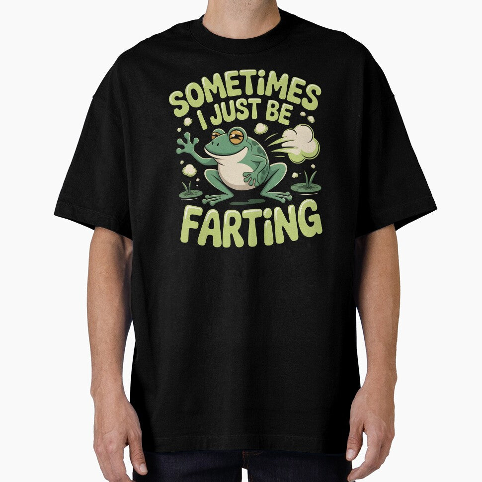 Sometimes I Just Be Farting Funny Vintage Frog – Sarcastic Frog Humor by Redgiant87x T-Shirts, Hoodie, Sweatshirt (Image 1)