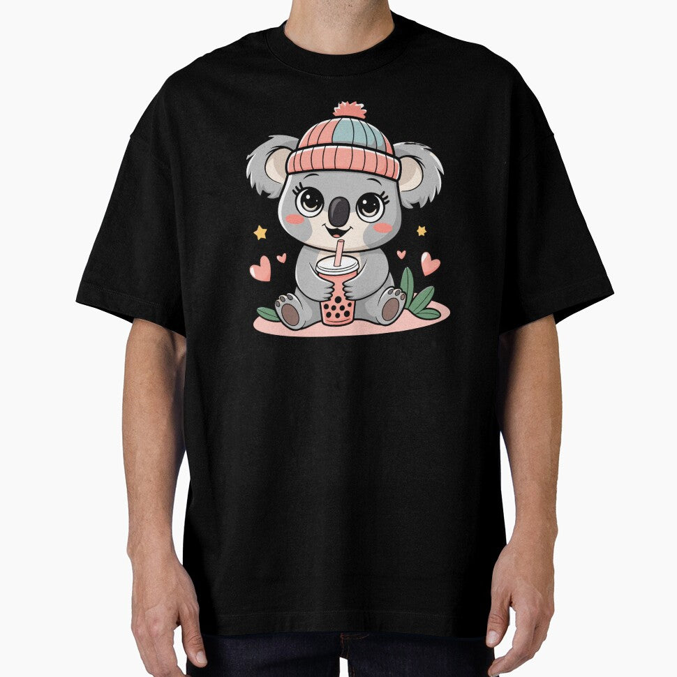 Adorable Koala Drinking Bubble Tea by InsanseCreation T-Shirts, Hoodie, Sweatshirt | BlankRebels.com (Image 1)
