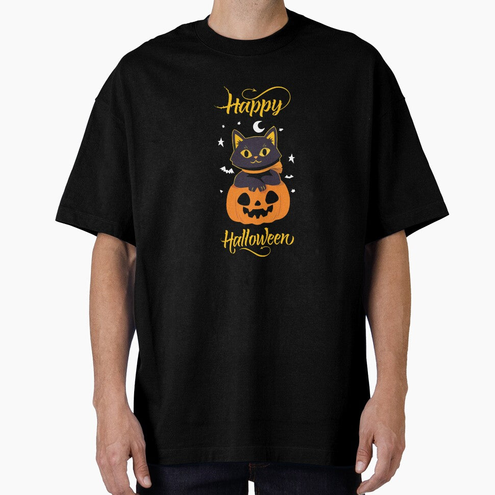 Happy Halloween Wishes from the Cat by PurrfectLuv T-Shirts, Hoodie, Sweatshirt | BlankRebels.com (Image 1)