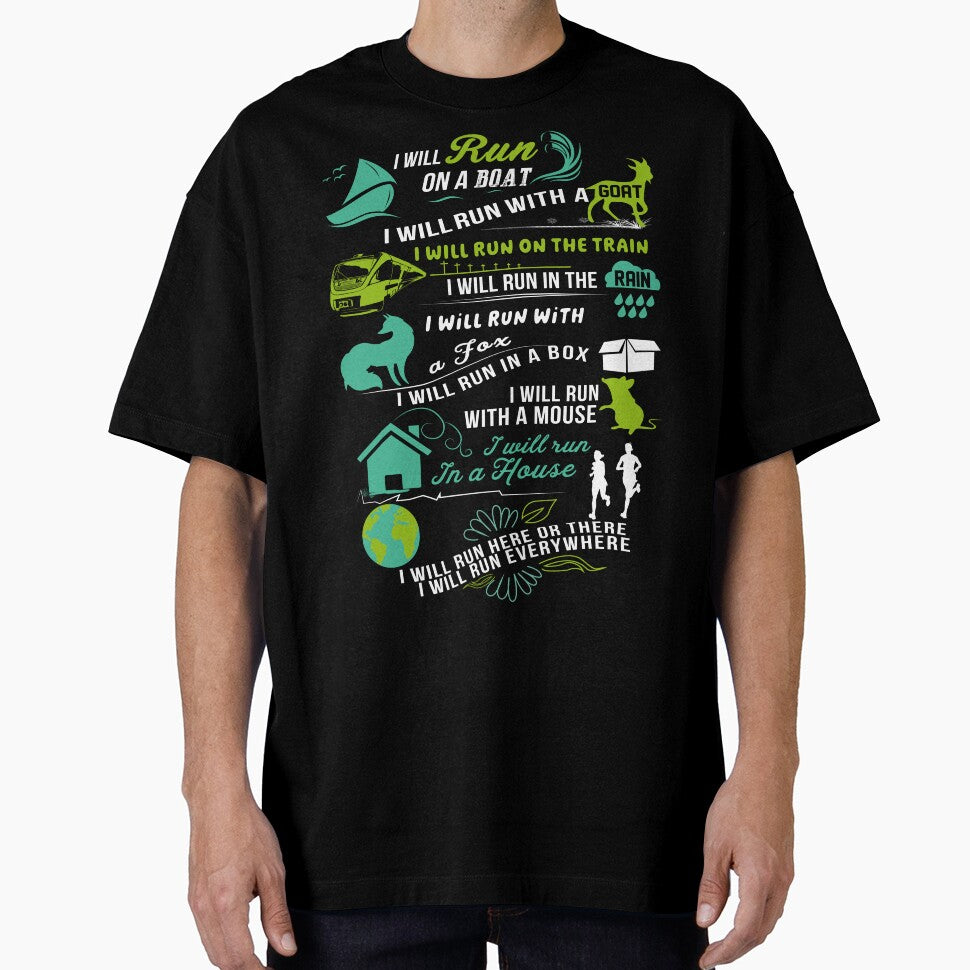 I will Run on a boat I will run with a goat by StreetArtPro T-Shirts, Hoodie, Sweatshirt | BlankRebels.com (Image 1)