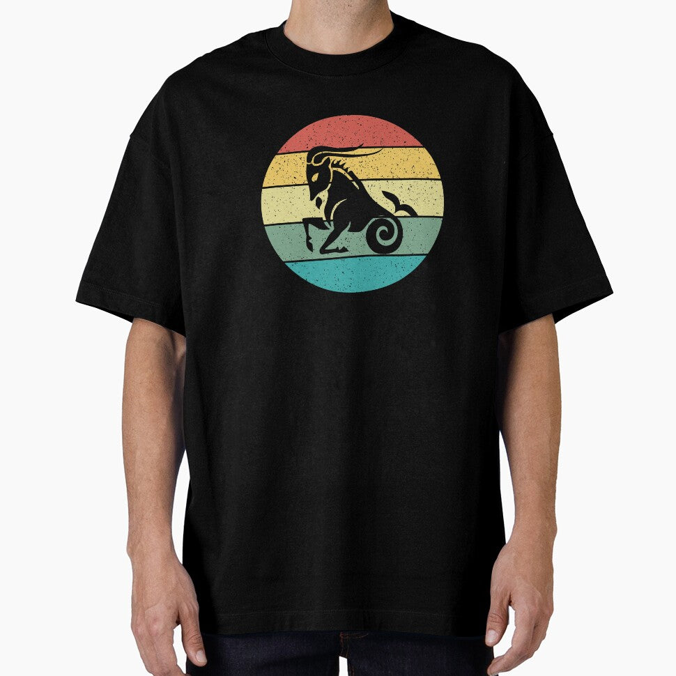 Capricorn Zodiac Sign Retro Vintage by Salvadax T-Shirts, Hoodie, Sweatshirt | BlankRebels.com (Image 1)
