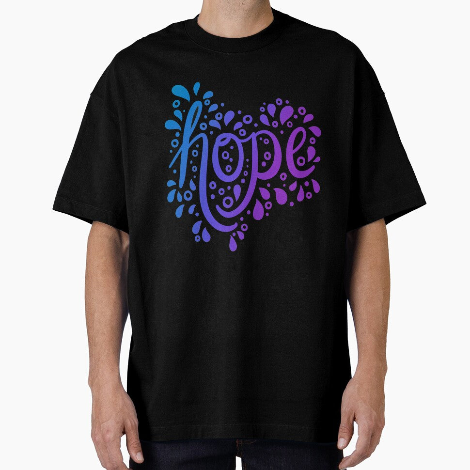 Hope Blue Gradient V2 by avacado-designs T-Shirts, Hoodie, Sweatshirt | BlankRebels.com (Image 1)