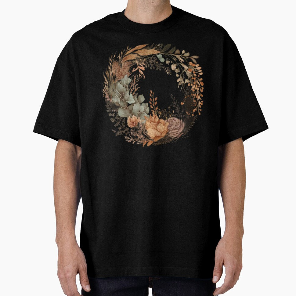 Boho Inspired Floral Print T-Shirt by iDezine GD Hoodie, Sweatshirt | BlankRebels.com (Image 1)