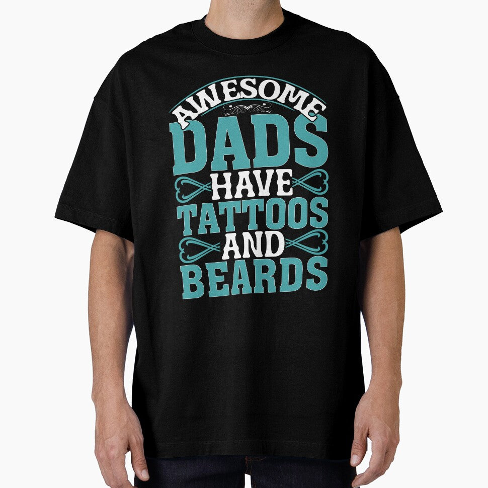 Dad's Tattoos and Beards by Moremon T-Shirts, Hoodie, Sweatshirt | BlankRebels.com (Image 1)