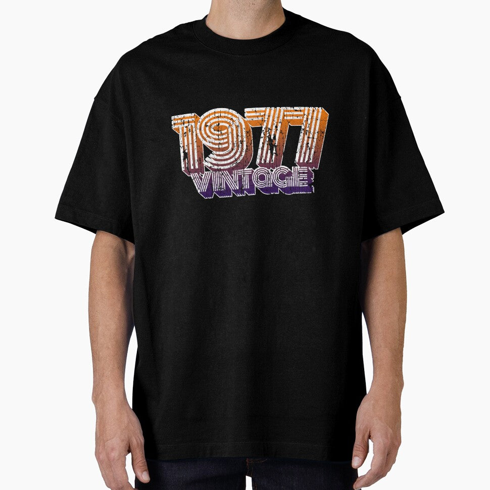 Vintage 1977 41th Birthday T Shirt Oldschool 70s Dad Gift by roarr Hoodie, Sweatshirt | BlankRebels.com (Image 1)