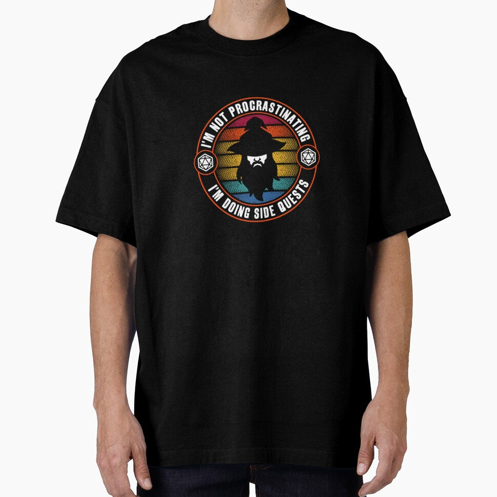 I'M Not Procrastinating I'M Doing Side Quests RPG Wizard T-Shirts, Hoodie, Sweatshirt