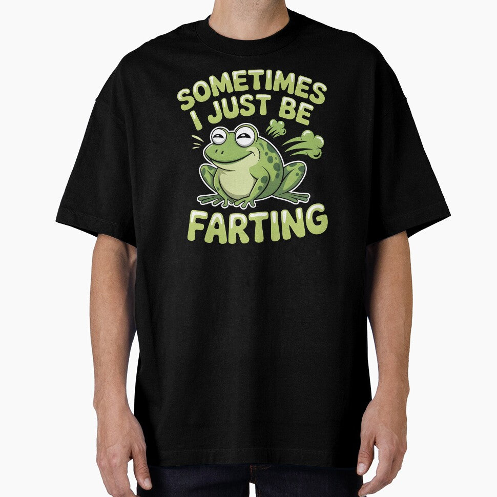 Sometimes I Just Be Farting Funny Vintage Frog – Funny Frog Saying by Redgiant87x T-Shirts, Hoodie, Sweatshirt (Image 1)