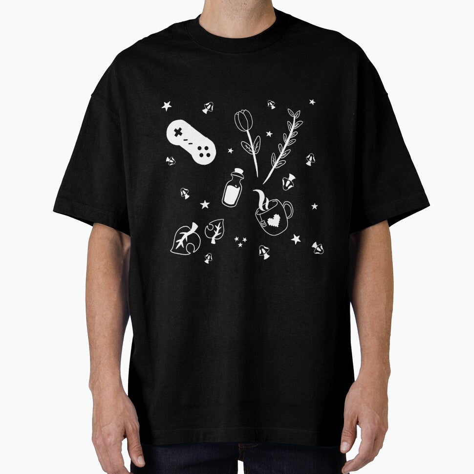 Gaming Nostalgia // Black & White by Thyanel T-Shirts, Hoodie, Sweatshirt | BlankRebels.com (Image 1)