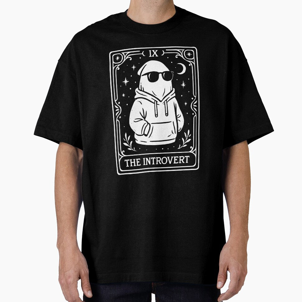 The Introvert Tarot Card by artistastshirt