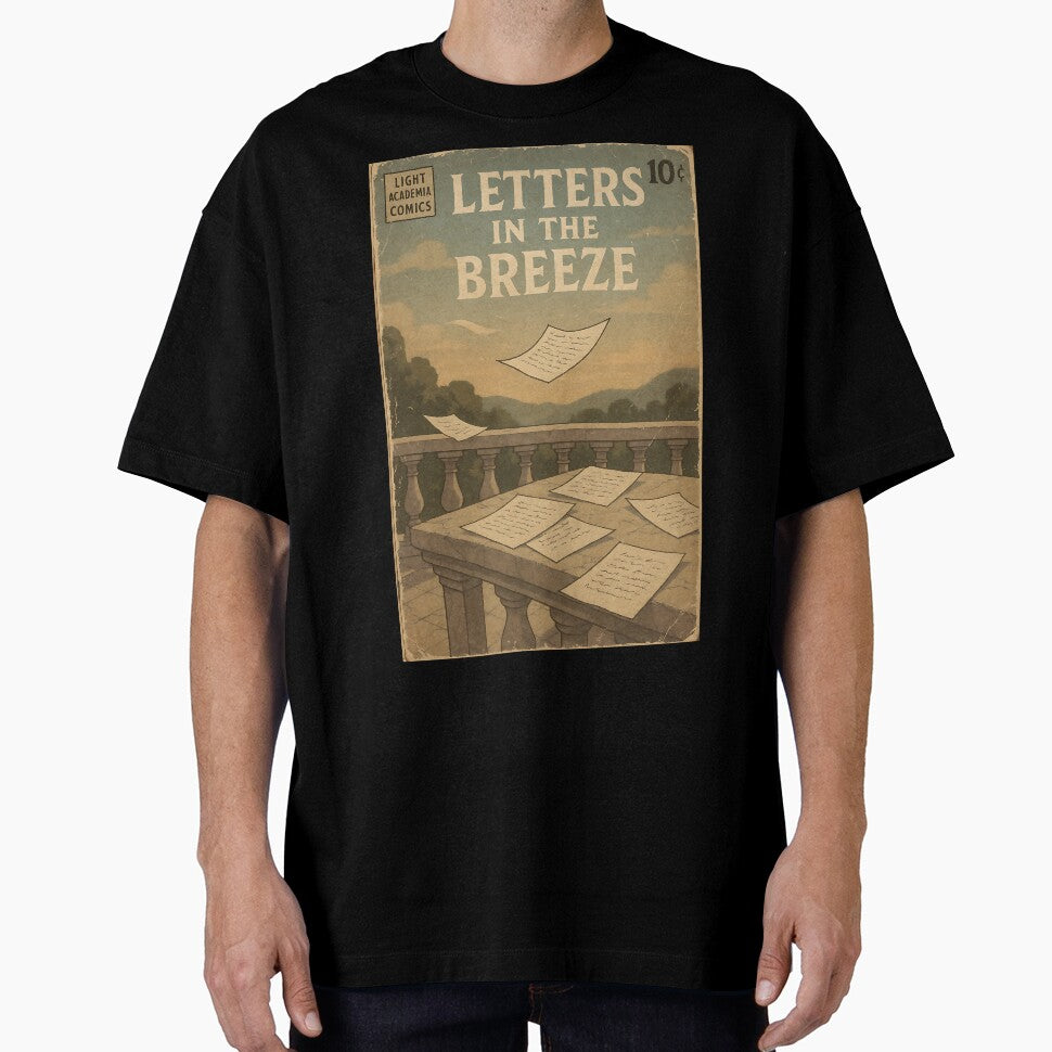 Poetic Light Academia: Letters in the Breeze by bapupa T-Shirts, Hoodie, Sweatshirt | BlankRebels.com (Image 1)