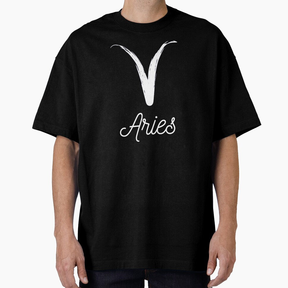 Aries Zodiac Symbol by Palash Jain T-Shirts, Hoodie, Sweatshirt | BlankRebels.com (Image 1)
