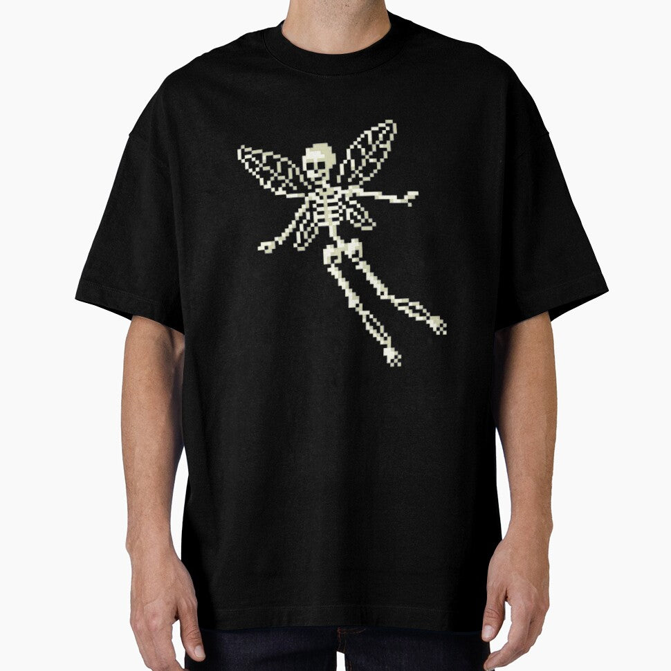Goth skull black white fairy butterfly by Eternallykawaii T-Shirts, Hoodie, Sweatshirt | BlankRebels.com (Image 1)