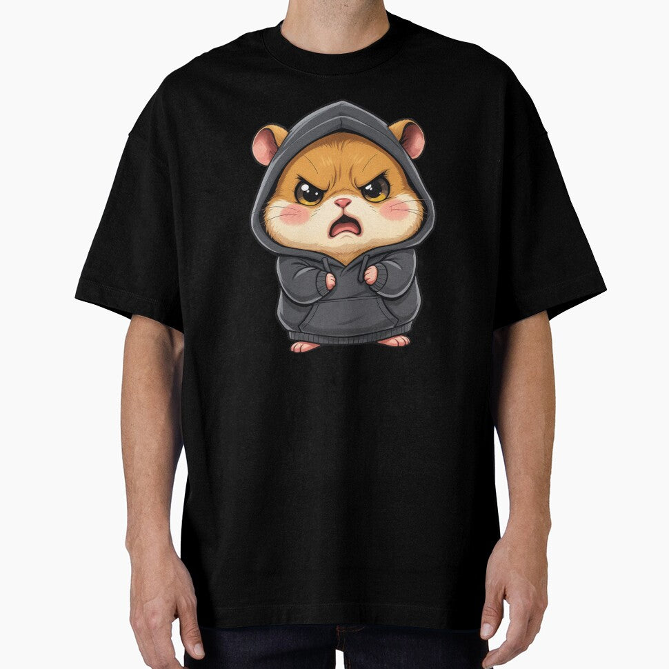 Angry Cute Kawaii Hamster | Funny Chibi Hamster with Attitude by ColorSplash123 T-Shirts, Hoodie, Sweatshirt (Image 1)