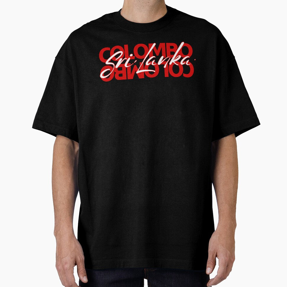 Colombo Sri Lanka Typography Art – Urban Island City Lettering Design by HUIEN JAN T-Shirts, Hoodie, Sweatshirt (Image 1)