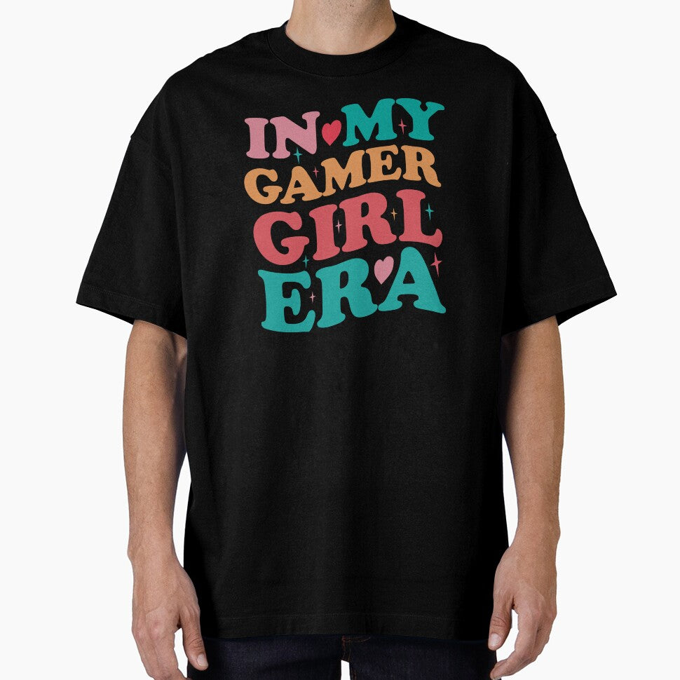 In My Gamer Girl Era Retro Groovy Gift by LADistrictGarb T-Shirts, Hoodie, Sweatshirt | BlankRebels.com (Image 1)