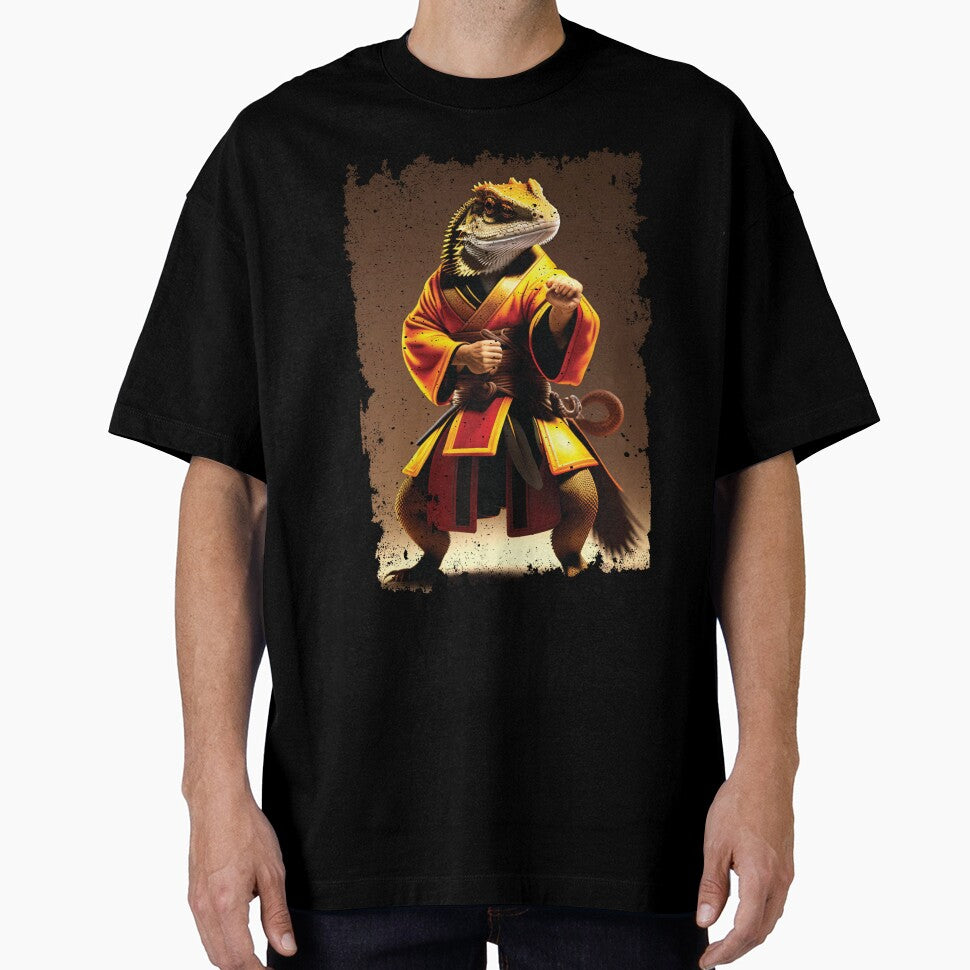 Bearded dragons doing Karate Funny lizard by Trendy Valley T-Shirts, Hoodie, Sweatshirt | BlankRebels.com (Image 1)