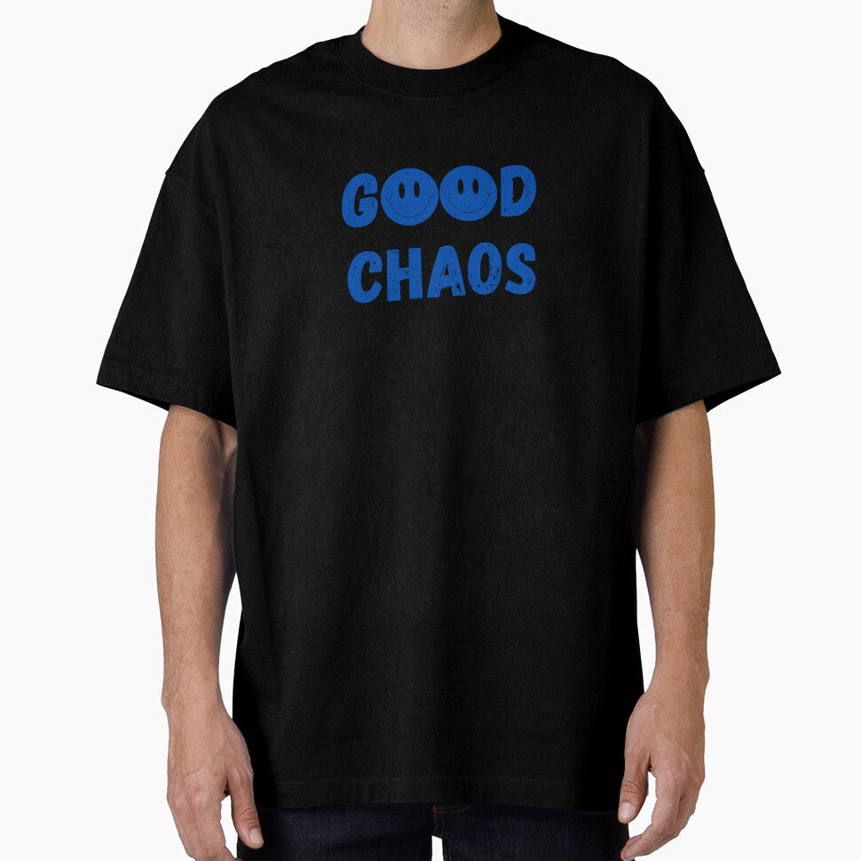 Good Chaos Typography Quote Design by Sabrienna.designs T-Shirts, Hoodie, Sweatshirt | BlankRebels.com (Image 1)