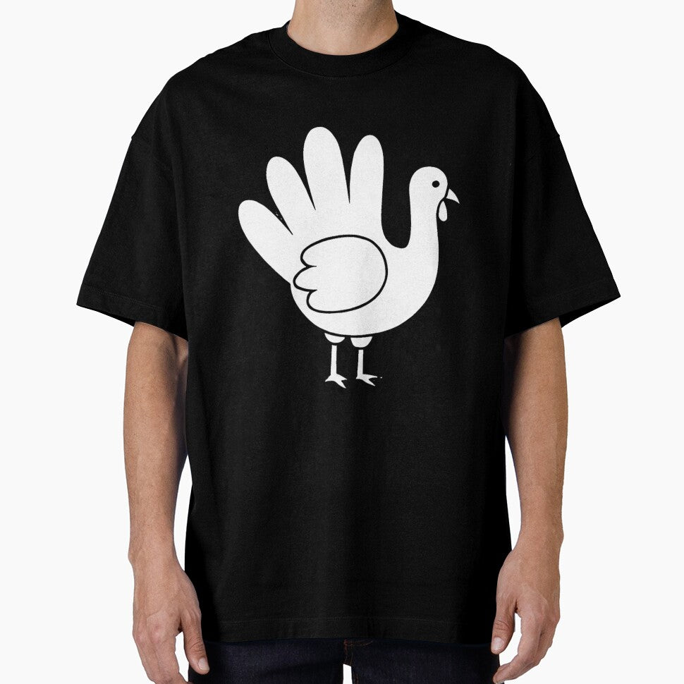 Palm Turkey – Playful Thanksgiving 2025 Design for Kids, Mugs & Posters by PunchDrop T-Shirts, Hoodie, Sweatshirt (Image 1)