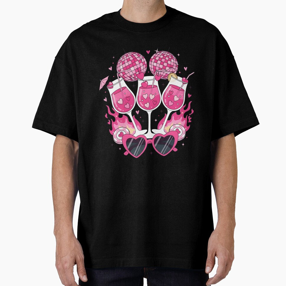Valentine Disco Ball Valentines Vibes by KroghDs T-Shirts, Hoodie, Sweatshirt | BlankRebels.com (Image 1)