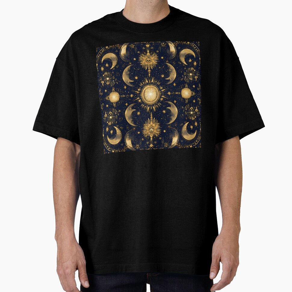 Mysterious crescent moon seamless pattern 4 by ArchDS T-Shirts, Hoodie, Sweatshirt | BlankRebels.com (Image 1)