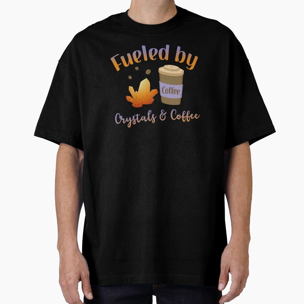 Fueled by Crystals & Coffee by GrimButterfly T-Shirts, Hoodie, Sweatshirt | BlankRebels.com (Image 1)
