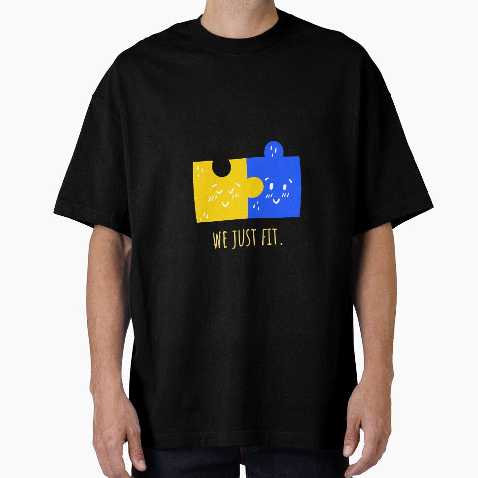 We Just Fit Funny Love Couple Puzzle T-Shirts, Hoodie, Sweatshirt