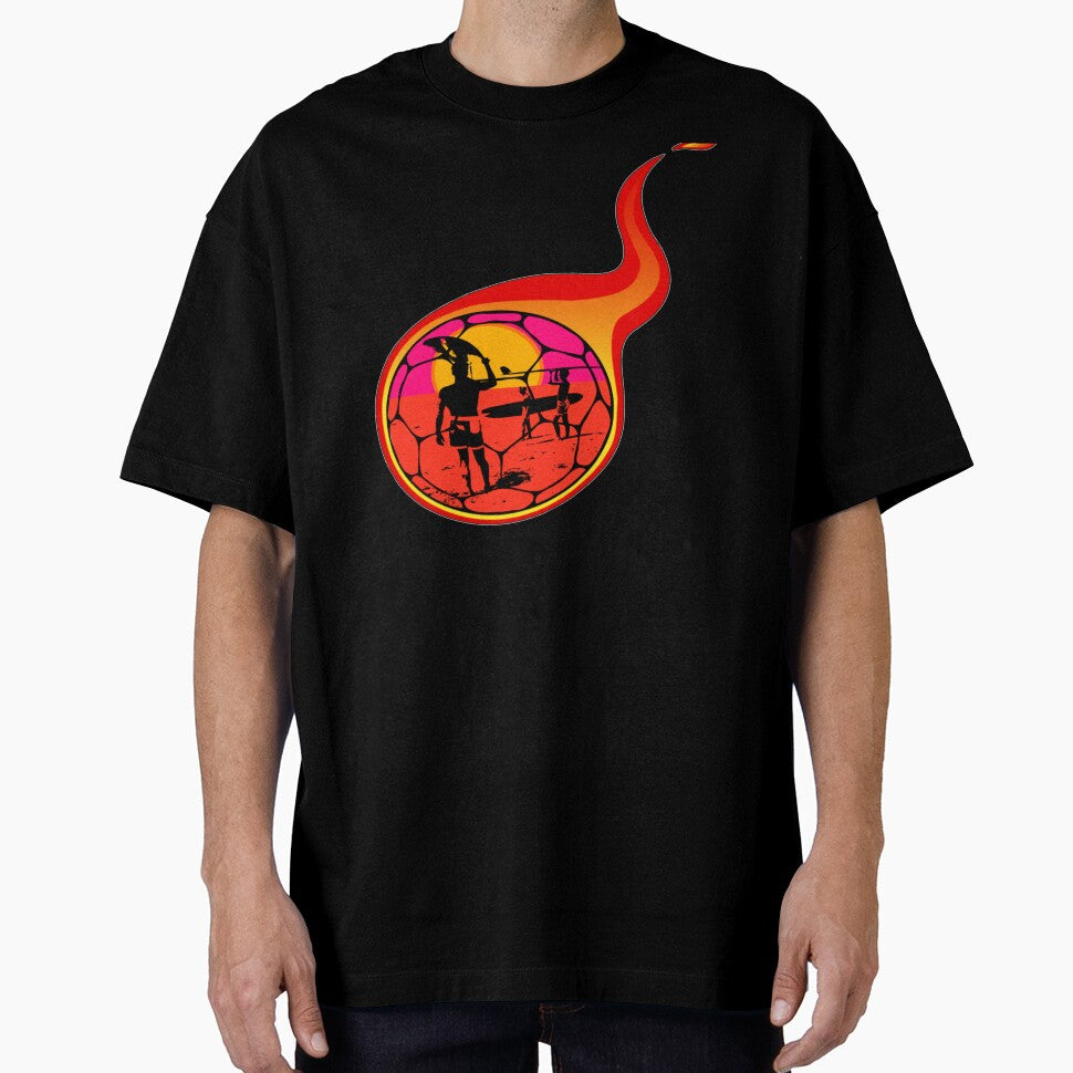 Summer Beach Soccer Season - Football Fireball by mewsis