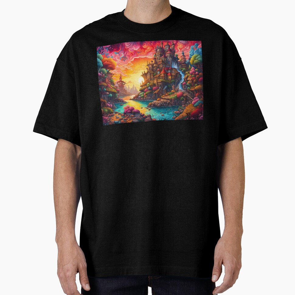 Fantasy Village by HofTao T-Shirts, Hoodie, Sweatshirt | BlankRebels.com (Image 1)