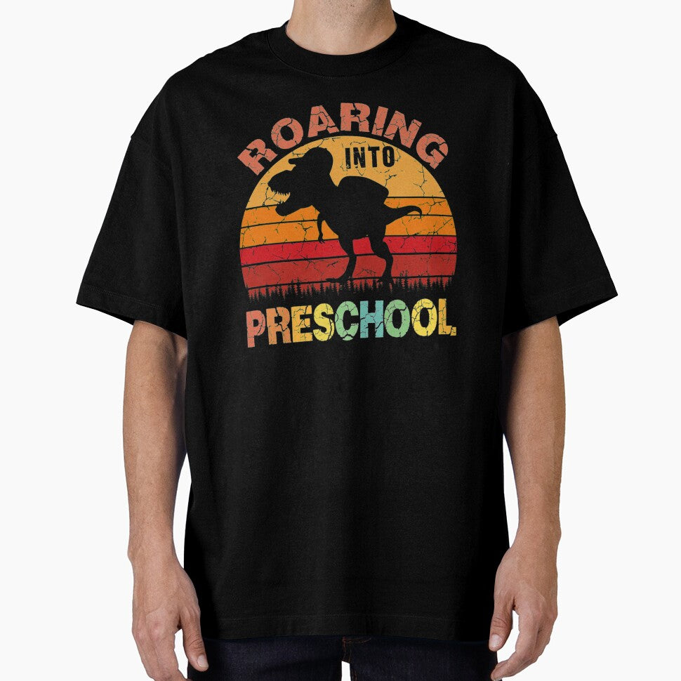 roaring into preschool by caphatshirt T-Shirts, Hoodie, Sweatshirt | BlankRebels.com (Image 1)