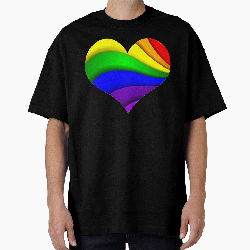 Hippie Loveheart Rainbow by BuggingOut T-Shirts, Hoodie, Sweatshirt | BlankRebels.com (Image 1)