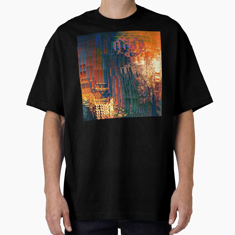 Cyberpunk Futuristic Bold And Edgy Abstract Glitch Art by DEC02 T-Shirts, Hoodie, Sweatshirt | BlankRebels.com (Image 1)