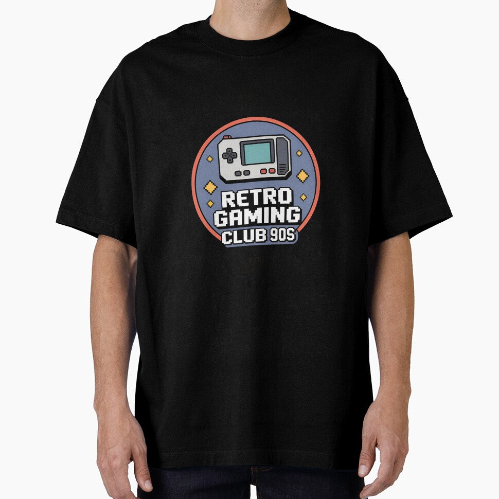Retro Gaming Club 90s Clean Badge Shirt by Viktorio Art Shop Hoodie, Sweatshirt | BlankRebels.com (Image 1)