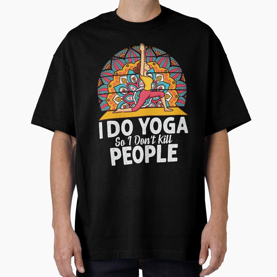 I do yoga so I dont kill people :Yoga Lover by remonss T-Shirts, Hoodie, Sweatshirt | BlankRebels.com (Image 1)