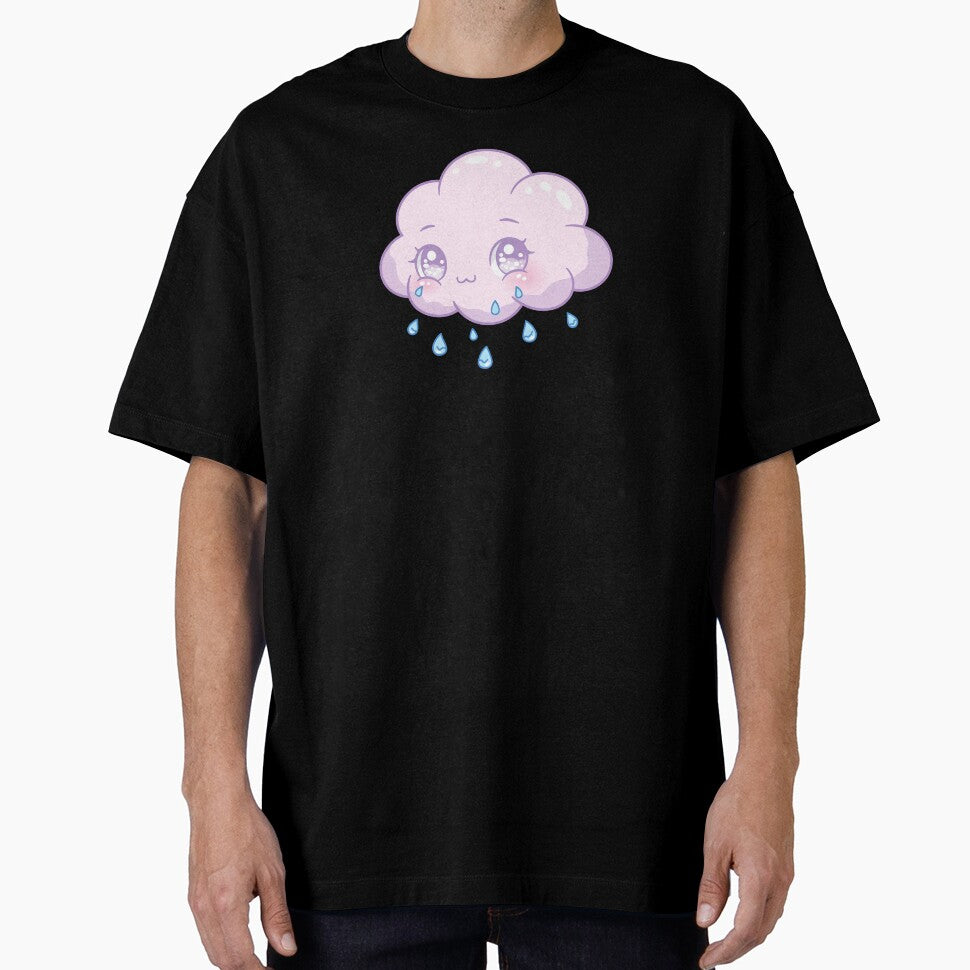 Crying Cloud – Kawaii Mood Shirt Sticker Cute Gift by Karlas-things