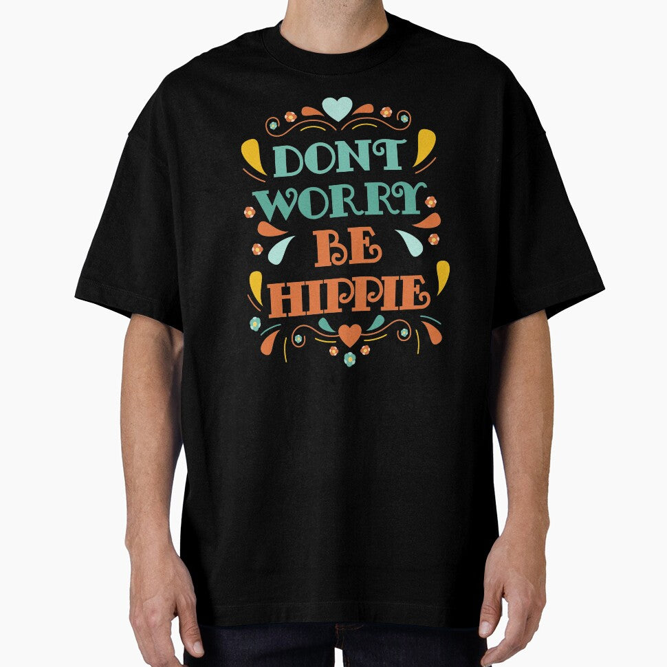 be hippie loveheart dont worry by mwvenus T-Shirts, Hoodie, Sweatshirt | BlankRebels.com (Image 1)