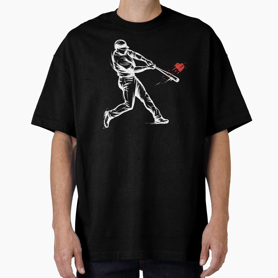 Love of Baseball Heart Swing by Digital Art Works  Hub