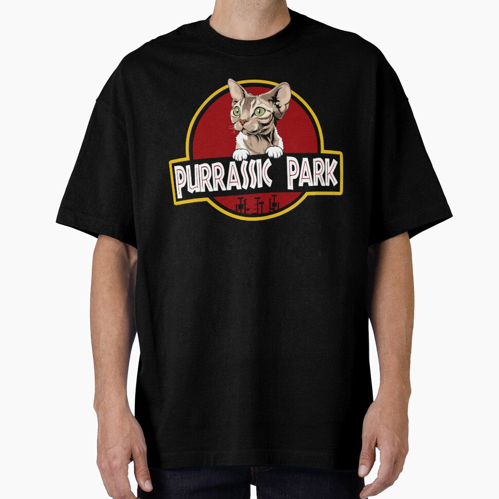 Funny Devon Rex Cat Purrassic Park T-Shirts, Hoodie, Sweatshirt
