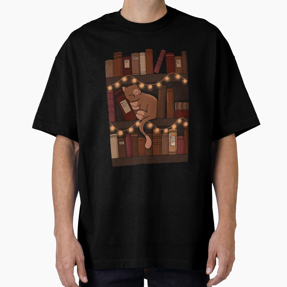 Library Cat by annexart T-Shirts, Hoodie, Sweatshirt | BlankRebels.com (Image 1)