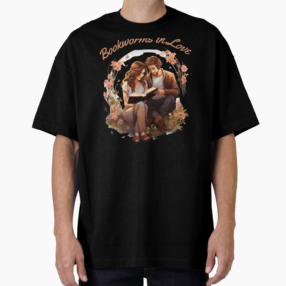 Bookworms in love by Mateusz Majcherek T-Shirts, Hoodie, Sweatshirt | BlankRebels.com (Image 1)