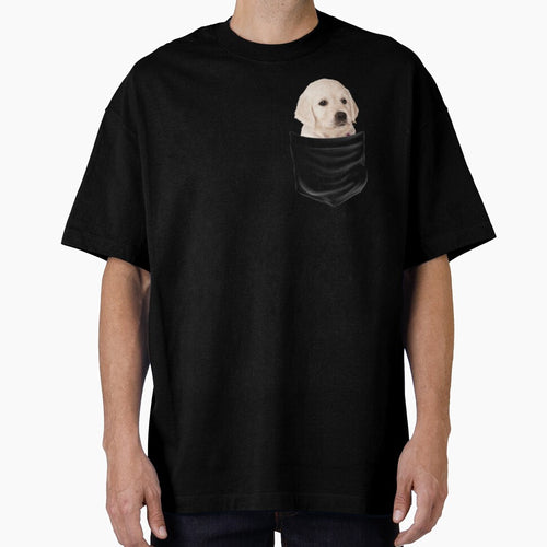 (For Dark Background) Golden In Pocket by More Cute Dogs T-Shirts, Hoodie, Sweatshirt | BlankRebels.com (Image 1)