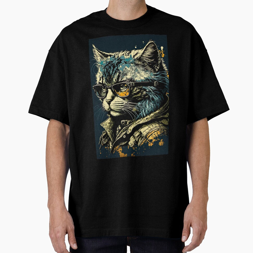 Cool Cat Portrait Wearing Glasses T-Shirts, Hoodie, Sweatshirt