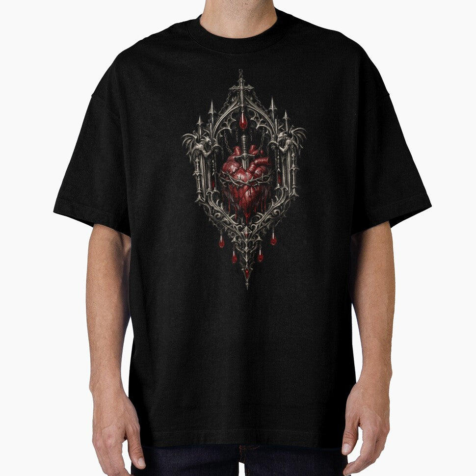 Gothic Heart Reliquary of Blood and Iron by Mouraludia T-Shirts, Hoodie, Sweatshirt | BlankRebels.com (Image 1)